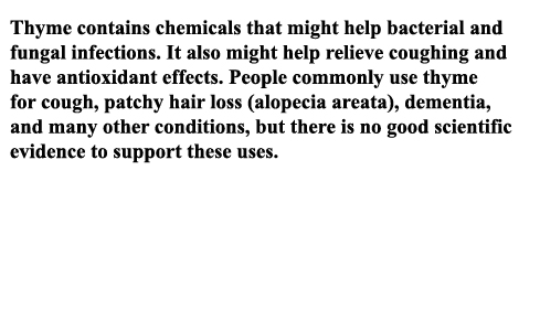 Thyme